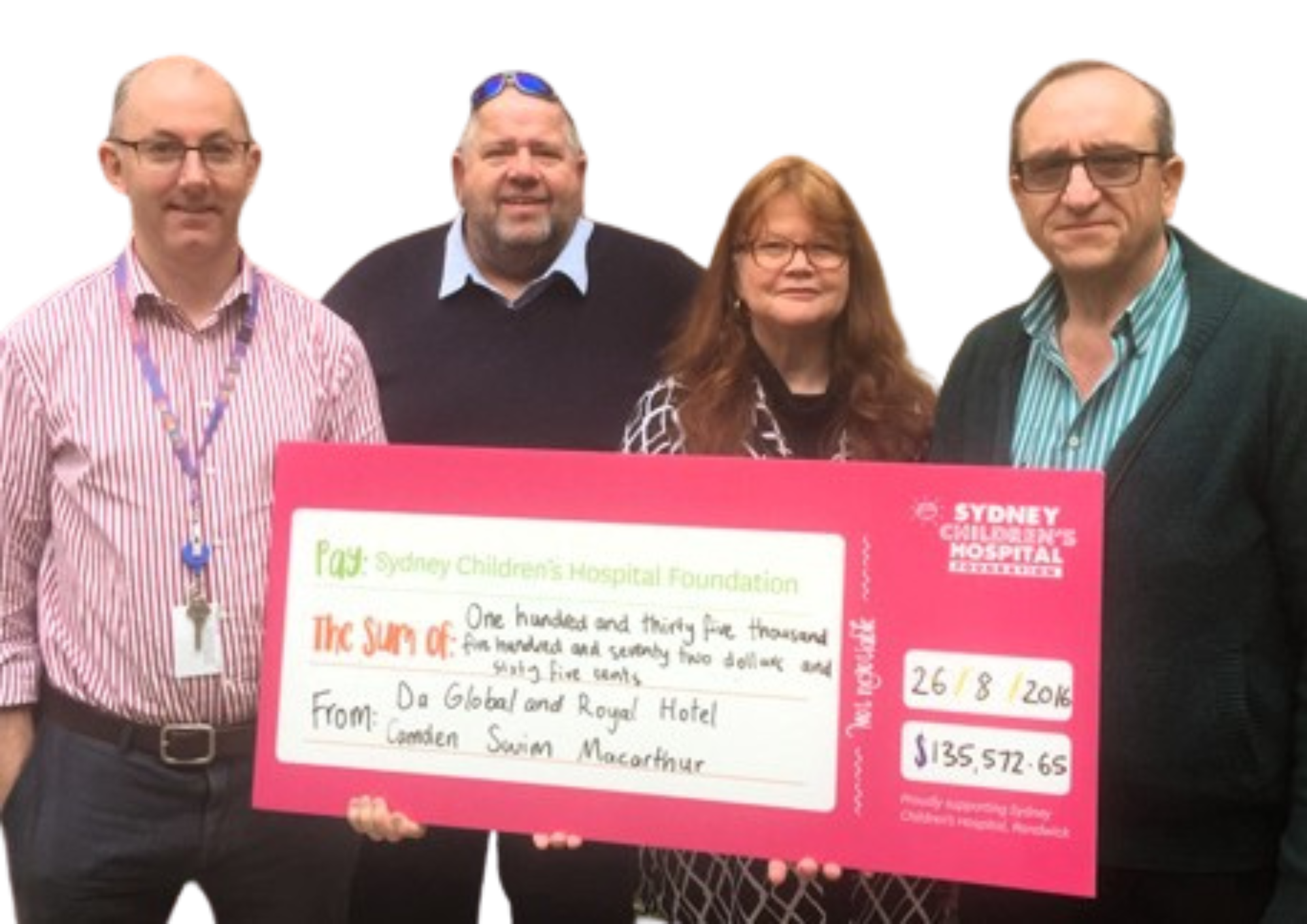 Syd Children's Hospital_DA Global & Royal Hotel Camden Swim Macarthuer